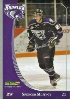 2005-06 Swift Current Broncos (WHL) #NNO Spencer McAvoy Front