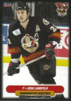 2006-07 Choice Binghamton Senators (AHL) 5th Anniversary #16 Josh Langfeld Front