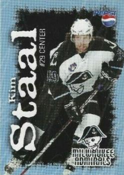 2006-07 Pepsi Milwaukee Admirals (AHL) #NNO Kim Staal Front