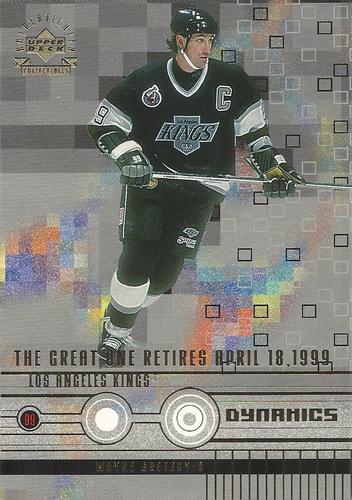 1999 Upper Deck Authenticated Wayne Gretzky Dynamics 3x5 #5 Wayne Gretzky Front