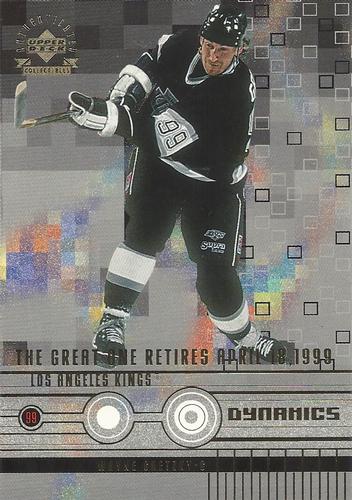 1999 Upper Deck Authenticated Wayne Gretzky Dynamics 3x5 #7 Wayne Gretzky Front