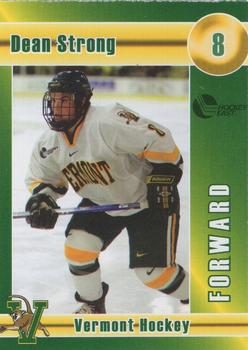 2006-07 L. Brown & Sons Vermont Catamounts (NCAA) #25 Dean Strong Front
