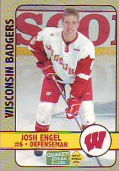 2006-07 Quaker Steak and Lube Wisconsin Badgers (NCAA) #NNO Josh Engel Front