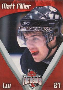 2006-07 St. John's Fog Devils (QMJHL) #10 Matt Fillier Front