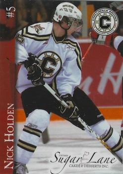 2006-07 Chilliwack Bruins (WHL) #NNO Nick Holden Front