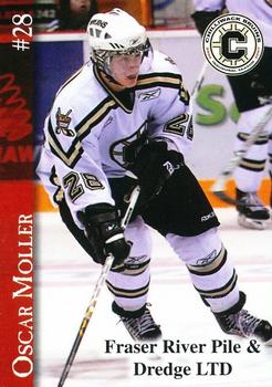 2006-07 Chilliwack Bruins (WHL) #NNO Oscar Moller Front