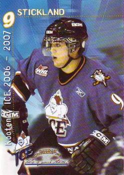 2006-07 Concord Pacific Kootenay Ice (WHL) #20 Michael Stickland Front