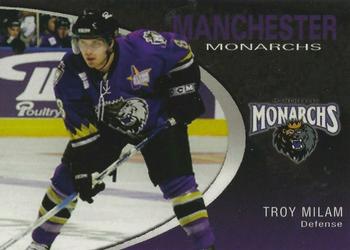 2007-08 Choice Manchester Monarchs (AHL) #15 Troy Milam Front