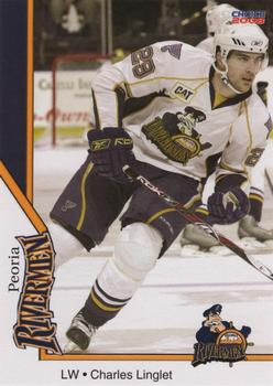 2007-08 Choice Peoria Rivermen (AHL) #14 Charles Linglet Front