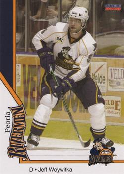 2007-08 Choice Peoria Rivermen (AHL) #25 Jeff Woywitka Front