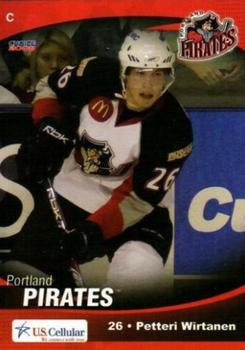 2007-08 Choice Portland Pirates (AHL) #21 Petteri Wirtanen Front