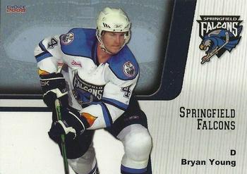 2007-08 Choice Springfield Falcons (AHL) #5 Bryan Young Front