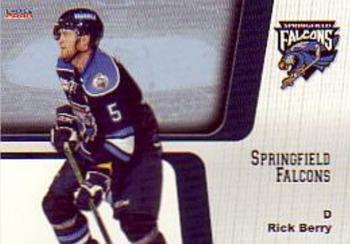2007-08 Choice Springfield Falcons (AHL) #12 Rick Berry Front