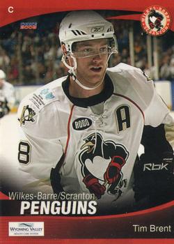 2007-08 Choice Wilkes-Barre/Scranton Penguins (AHL) #4 Tim Brent Front
