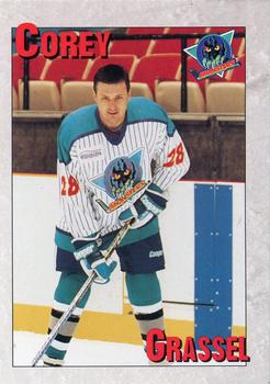 1995-96 Madison Monsters (CoHL) #NNO Corey Grassel Front
