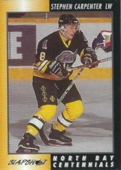 1994-95 Slapshot North Bay Centennials (OHL) #9 Steven Carpenter Front