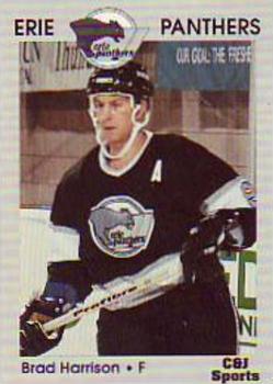 1994-95 Erie Panthers (ECHL) #8 Brad Harrison Front