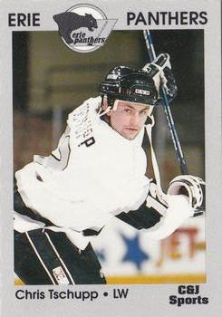 1994-95 Erie Panthers (ECHL) #12 Chris Tschupp Front