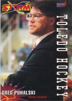 1994-95 Toledo Storm (ECHL) #NNO Greg Puhalski Front