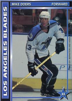 1994-95 Sport Shots Los Angeles Blades (RHI) #NNO Mike Doers Front
