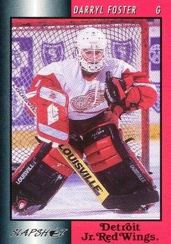 1994-95 Slapshot Detroit Jr. Red Wings (OHL) #2 Darryl Foster Front