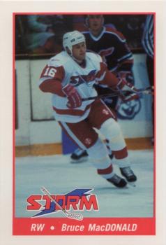 1993-94 Toledo Storm (ECHL) #20 Bruce MacDonald Front
