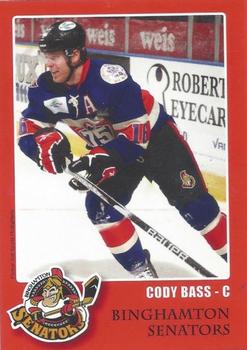 2010-11 Binghamton Senators (AHL) #2 Cody Bass Front