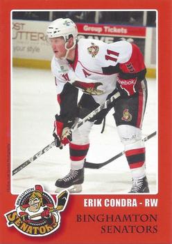 2010-11 Binghamton Senators (AHL) #7 Erik Condra Front