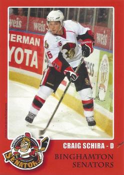 2010-11 Binghamton Senators (AHL) #20 Craig Schira Front