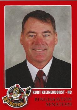 2010-11 Binghamton Senators (AHL) #27 Kurt Kleinendorst Front