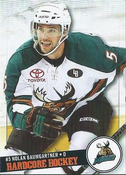 2008-09 Manitoba Moose (AHL) #NNO Nolan Baumgartner Front