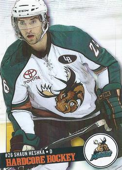 2008-09 Manitoba Moose (AHL) #NNO Shaun Heshka Front