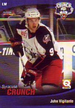 2008-09 Choice Syracuse Crunch (AHL) #6 John Vigilante Front