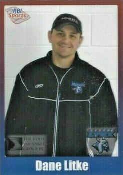 2008-09 RBI Sports Augusta Lynx (ECHL) #NNO Dane Litke Front