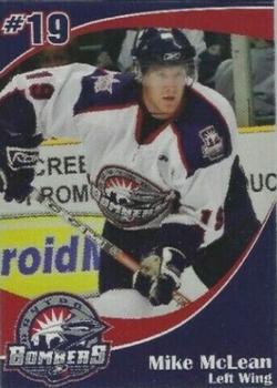 2008-09 Big League Cards Dayton Bombers (ECHL) #NNO Mike McLean Front