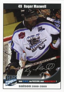 2008-09 St. Georges CRS Express (LNAH) #21 Roger Maxwell Front