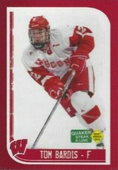2008-09 Quaker Steak and Lube Wisconsin Badgers (NCAA) #NNO Tom Bardis Front