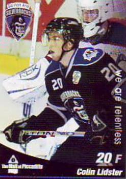 2008-09 Mall at Piccadilly Salmon Arm Silverbacks (BCHL) #13 Colin Lidster Front