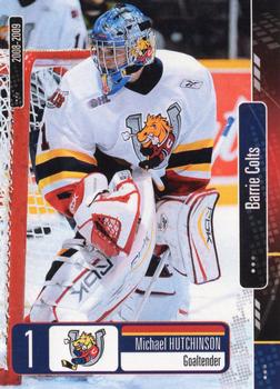 2008-09 Extreme Barrie Colts (OHL) #1 Michael Hutchinson Front
