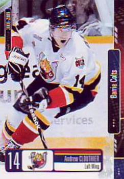 2008-09 Extreme Barrie Colts (OHL) #11 Andrew Clouthier Front