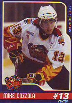 2008-09 Erie Otters (OHL) #3 Mike Cazzola Front