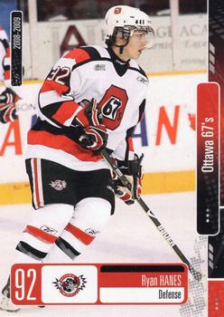 2008-09 Extreme Ottawa 67's (OHL) #9 Ryan Hanes Front