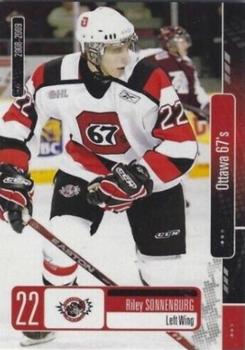 2008-09 Extreme Ottawa 67's (OHL) #18 Riley Sonnenburg Front