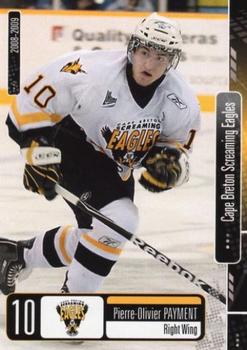 2008-09 Extreme Cape Breton Screaming Eagles (QMJHL) #5 Pierre-Olivier Payment Front