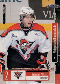 2008-09 Extreme Drummondville Voltigeurs (QMJHL) #1 Sebastien Payette Front