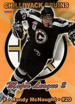 2008-09 Choice Chilliwack Bruins (WHL) #14 Randy McNaught Front