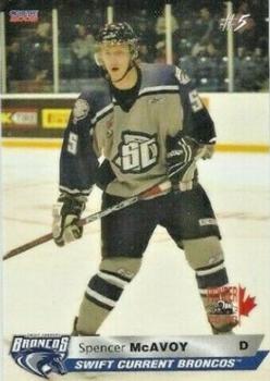 2008-09 Choice Swift Current Broncos (WHL) #16 Spencer McAvoy Front