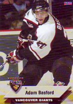 2008-09 Choice Vancouver Giants (WHL) #2 Adam Basford Front