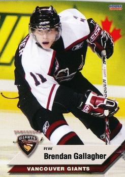2008-09 Choice Vancouver Giants (WHL) #8 Brendan Gallagher Front