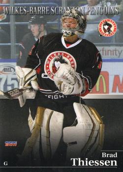 2010-11 Choice Wilkes-Barre/Scranton Penguins (AHL) #21 Brad Thiessen Front